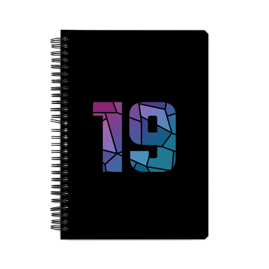 19 Number Notebook (Black)