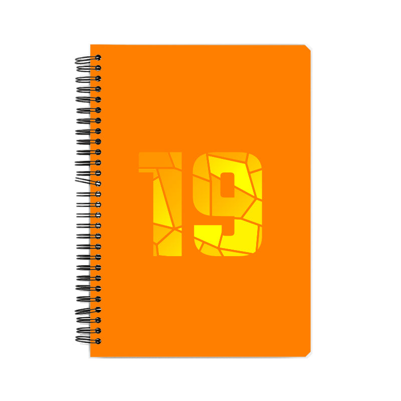 19 Number Notebook (Orange)