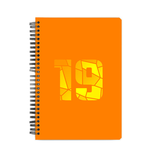 19 Number Notebook (Orange)