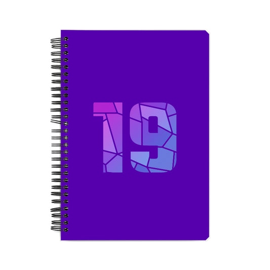 19 Number Notebook (Purple)