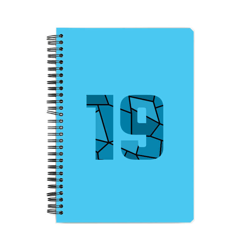 19 Number Notebook (Sky Blue)