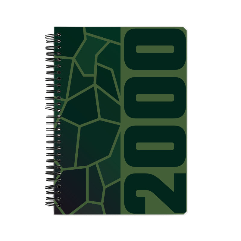 2000 Year Notebook (Olive Green)