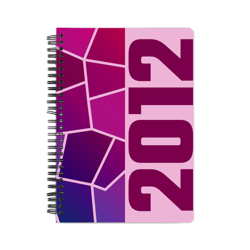 2012 Year Notebook (Light Pink)