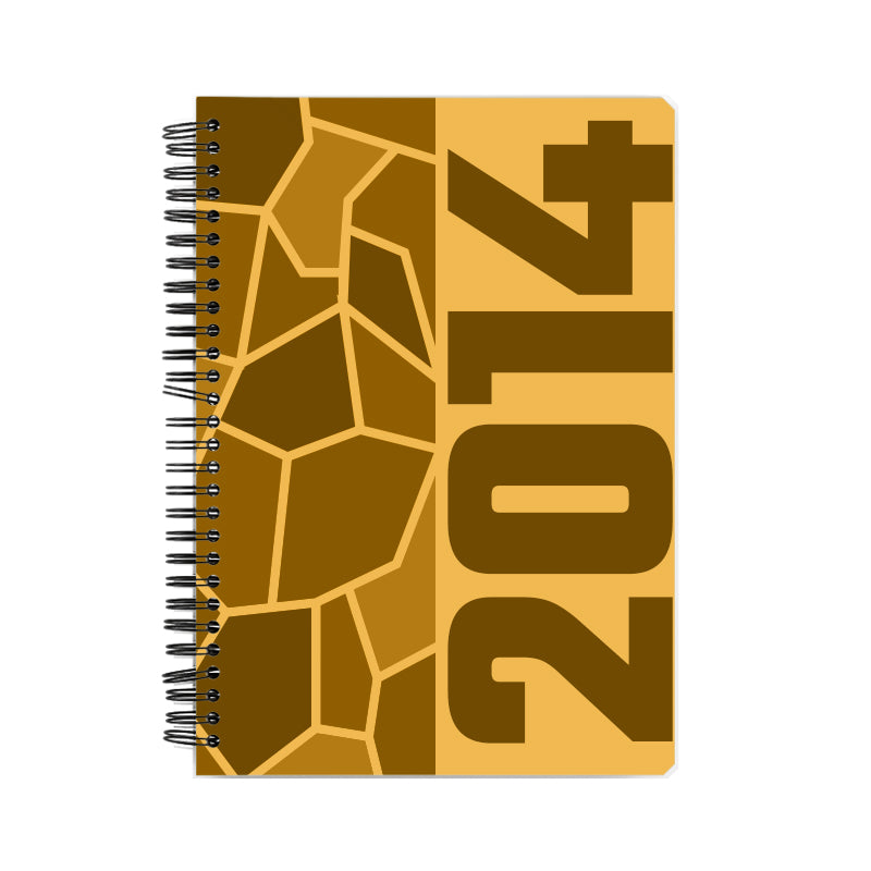 2014 Year Notebook (Golden Yellow)