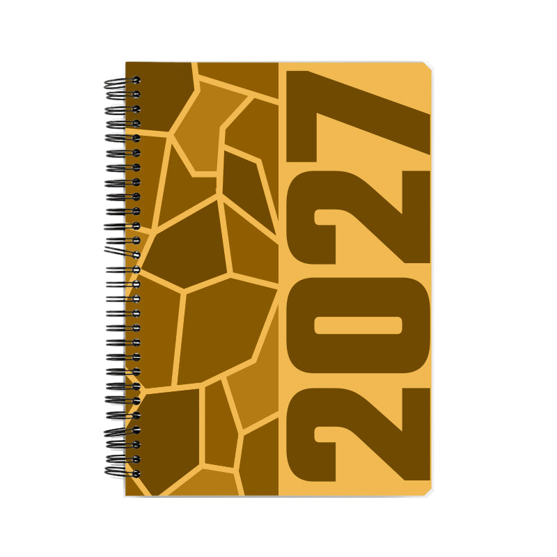 2027 Year Notebook (Golden Yellow)