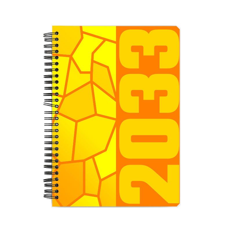 2033 Year Notebook (Orange)