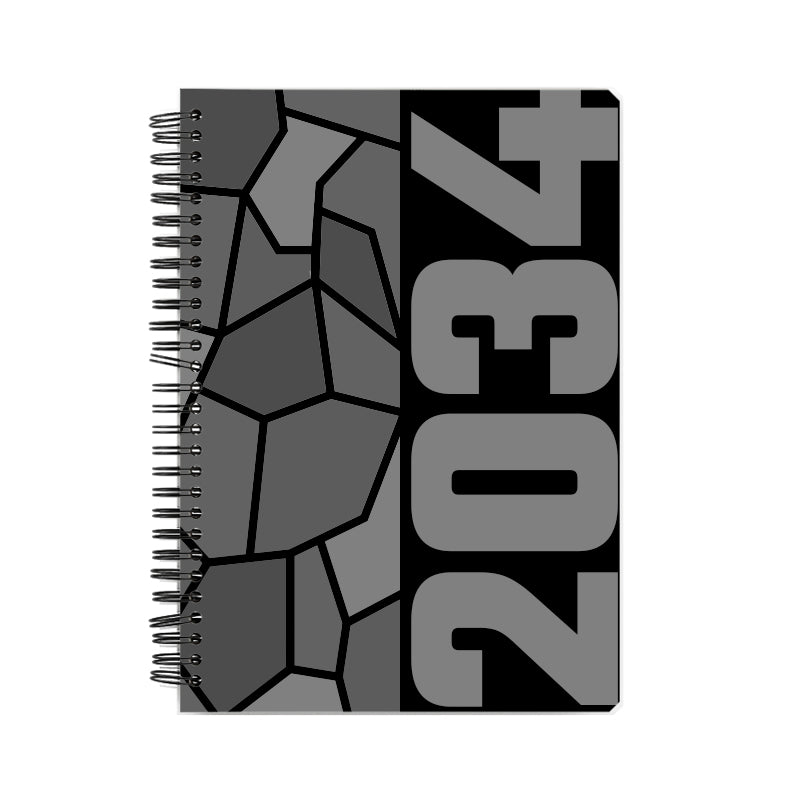 2034 Year Notebook (Black)