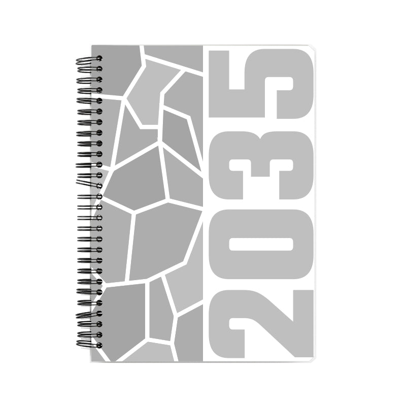 2035 Year Notebook (White)