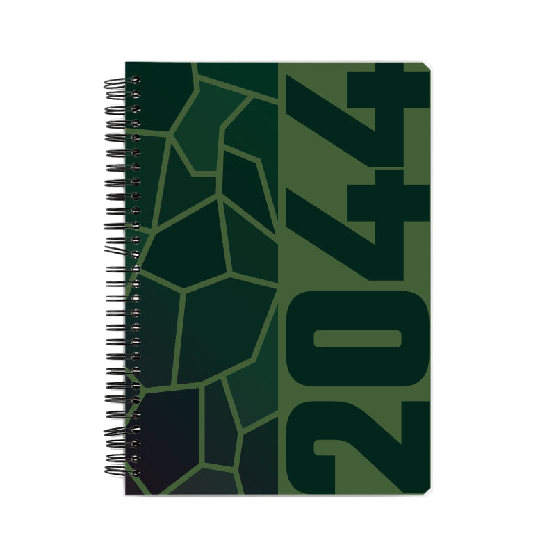 2044 Year Notebook (Olive Green)