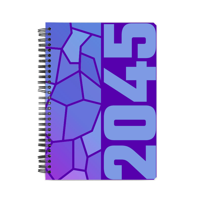 2045 Year Notebook (Purple)