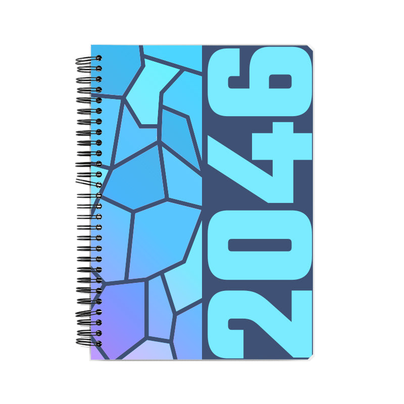 2046 Year Notebook (Navy Blue)