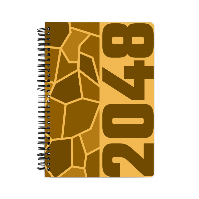 2048 Year Notebook (Golden Yellow)