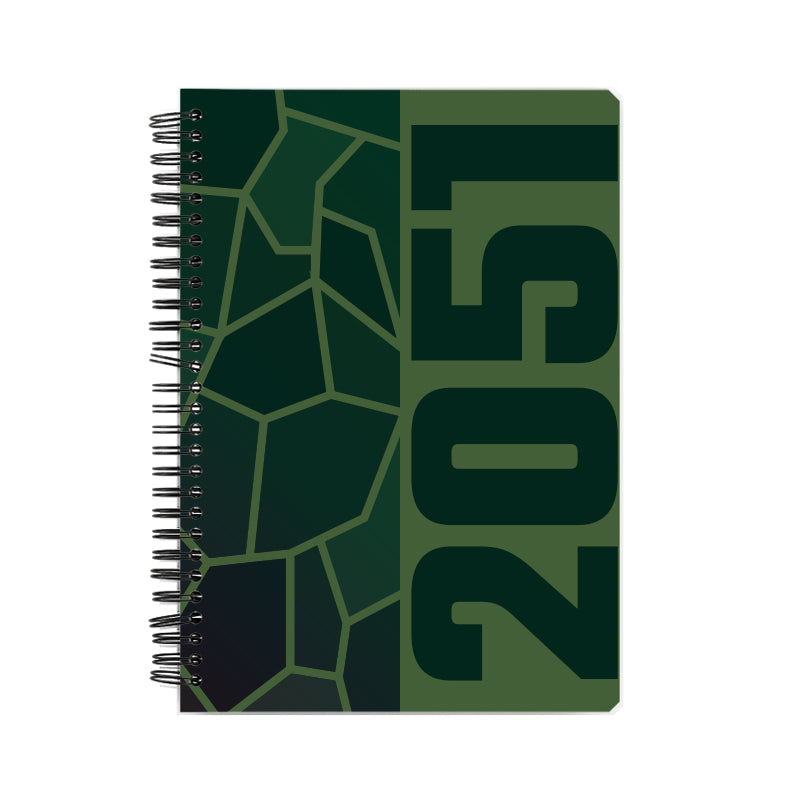 2051 Year Notebook (Olive Green)
