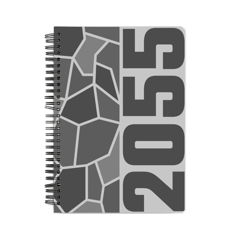 2055 Year Notebook (Melange Grey)