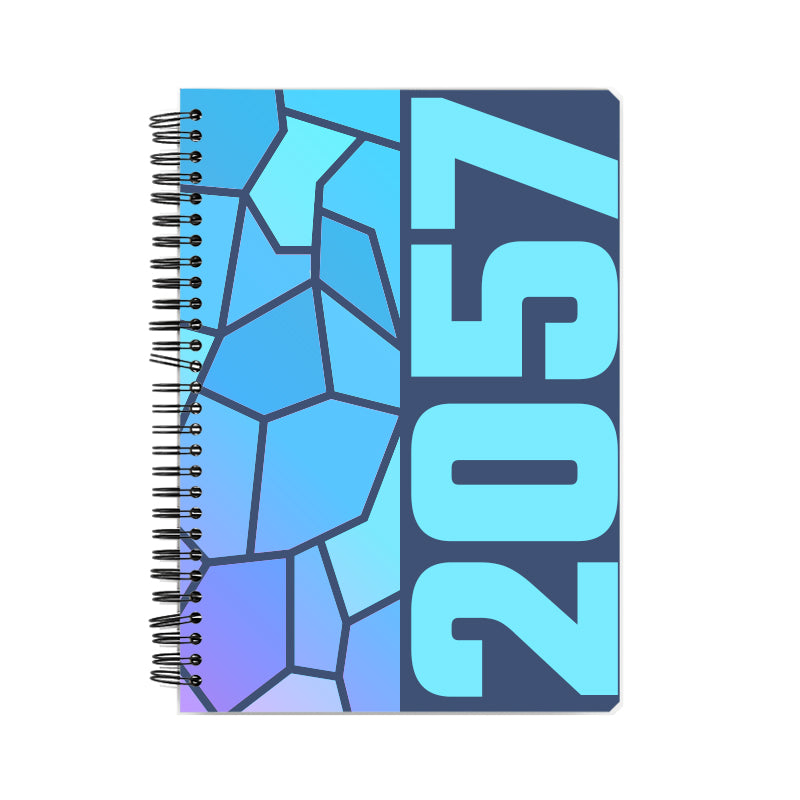 2057 Year Notebook (Navy Blue)