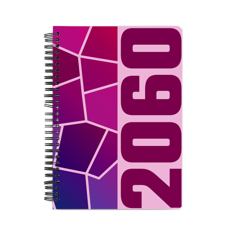 2060 Year Notebook (Light Pink)