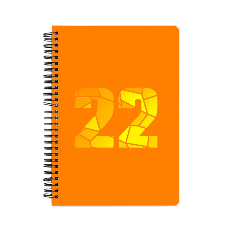 22 Number Notebook (Orange)