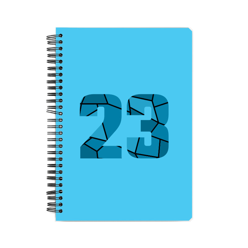 23 Number Notebook (Sky Blue)