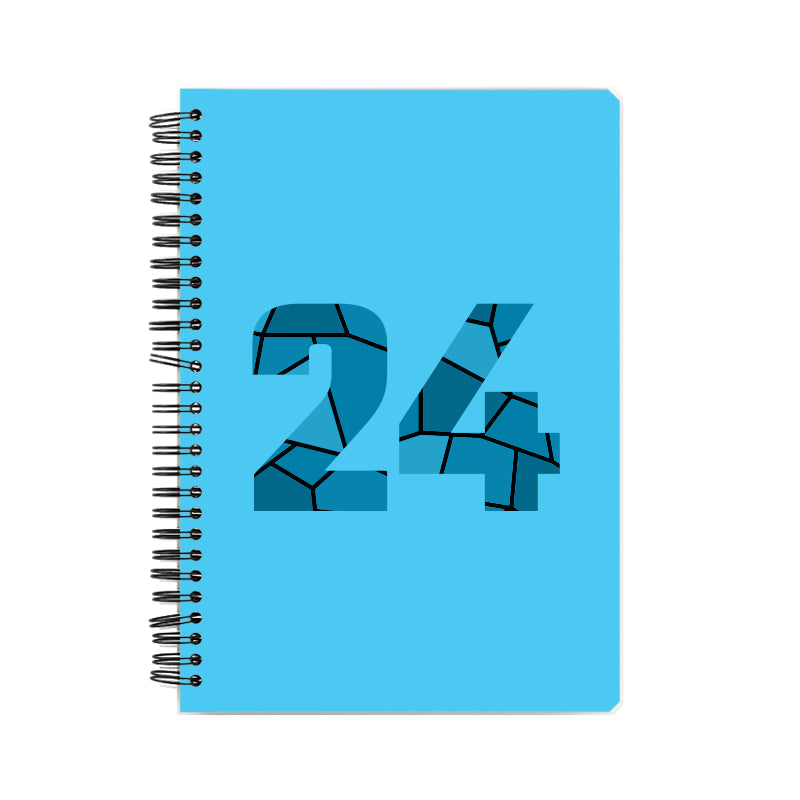 24 Number Notebook (Sky Blue)