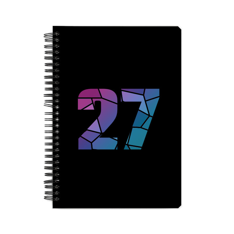 27 Number Notebook (Black)