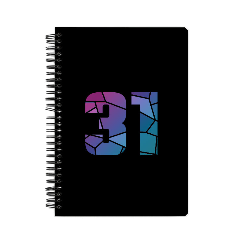 31 Number Notebook (Black)