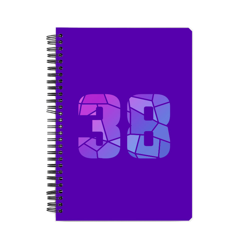 38 Number Notebook (Purple)