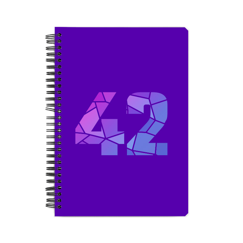 42 Number Notebook (Purple)