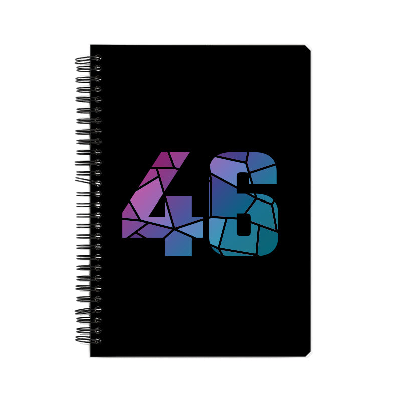 46 Number Notebook (Black)