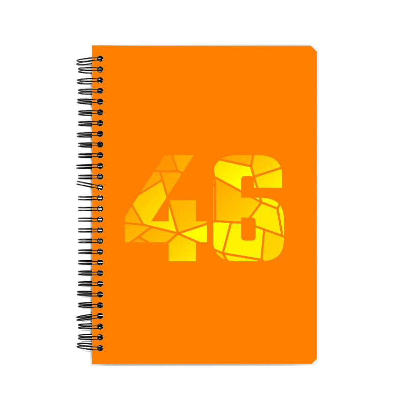 46 Number Notebook (Orange)