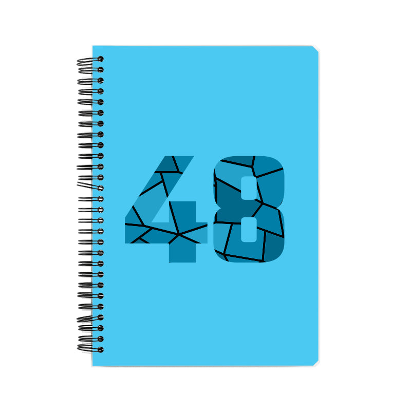 48 Number Notebook (Sky Blue)