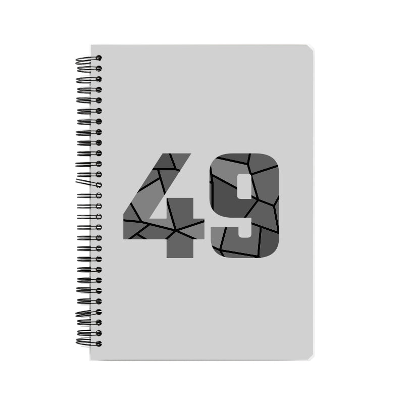 49 Number Notebook (Melange Grey)