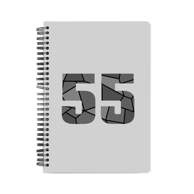 55 Number Notebook (Melange Grey)