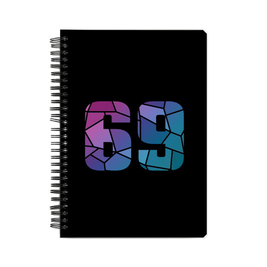 69 Number Notebook (Black)