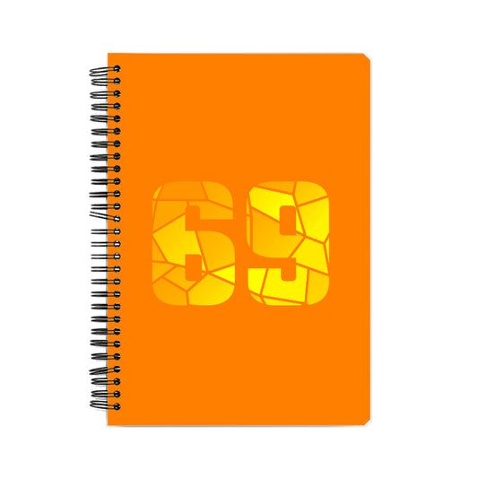 69 Number Notebook (Orange)