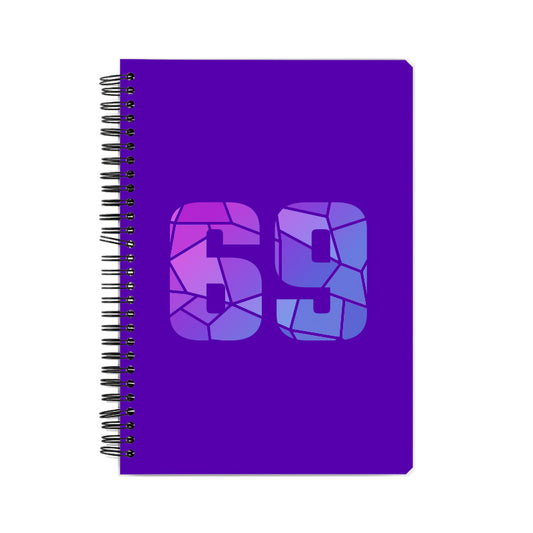 69 Number Notebook (Purple)