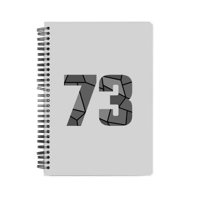 73 Number Notebook (Melange Grey)