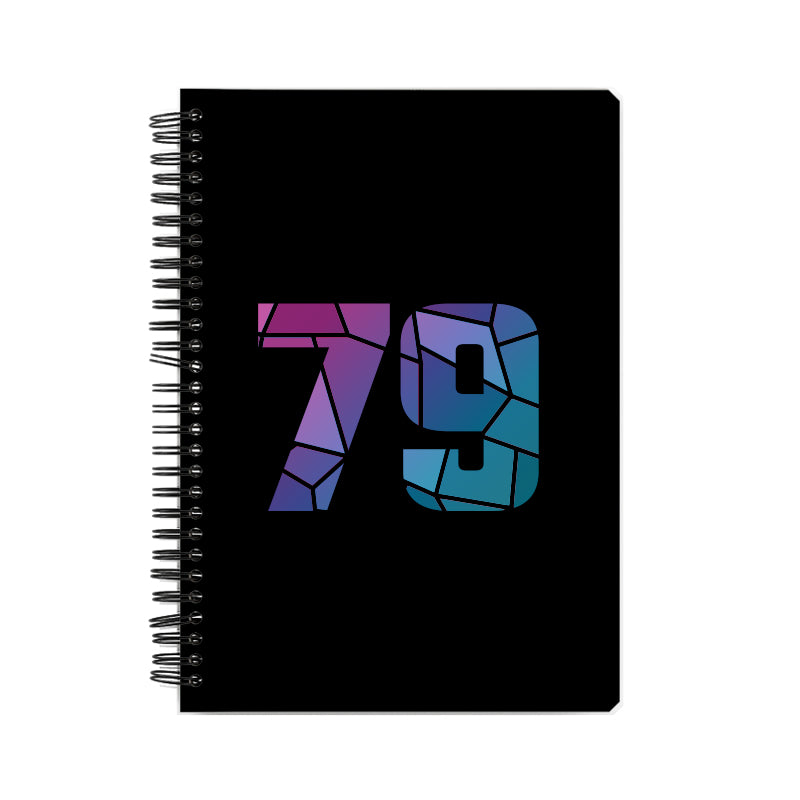 79 Number Notebook (Black)