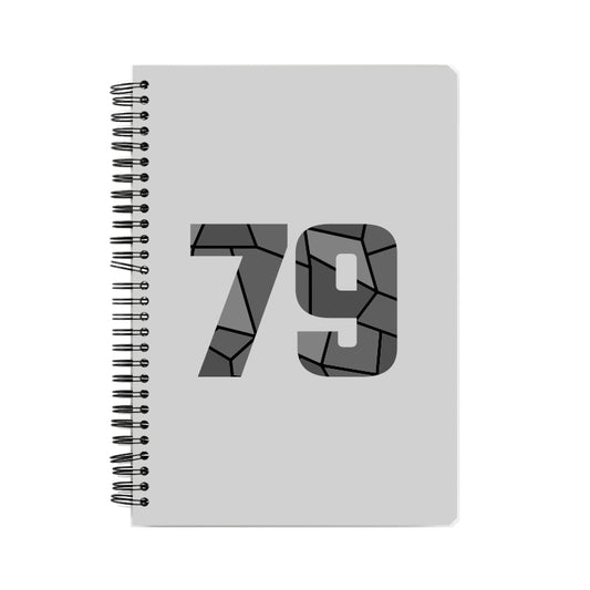 79 Number Notebook (Melange Grey)