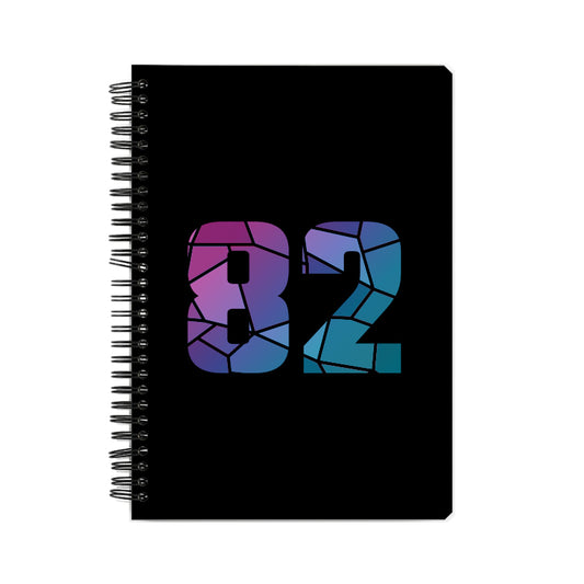 82 Number Notebook (Black)