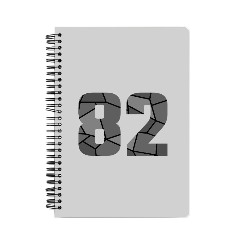 82 Number Notebook (Melange Grey)