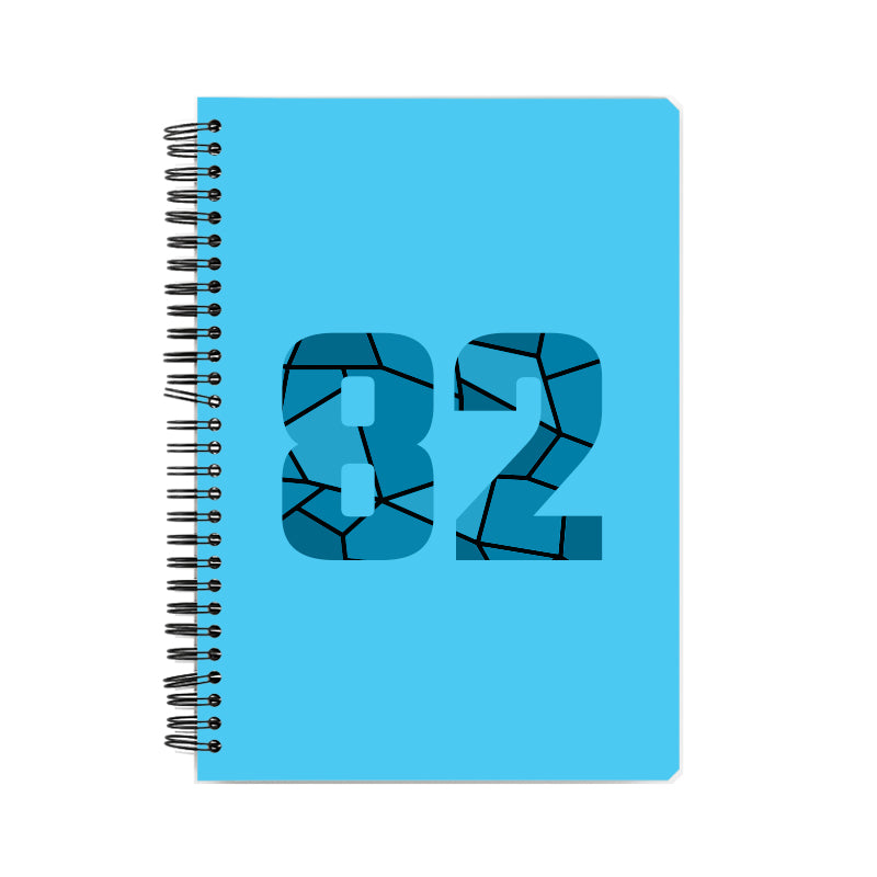 82 Number Notebook (Sky Blue)