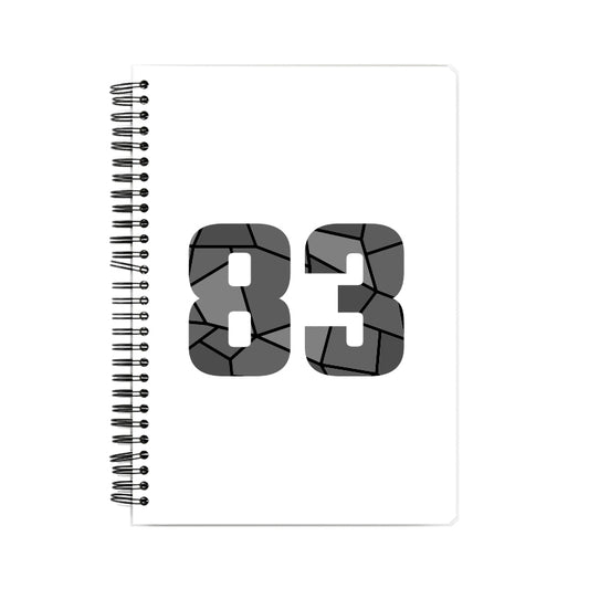 83 Number Notebook (White)