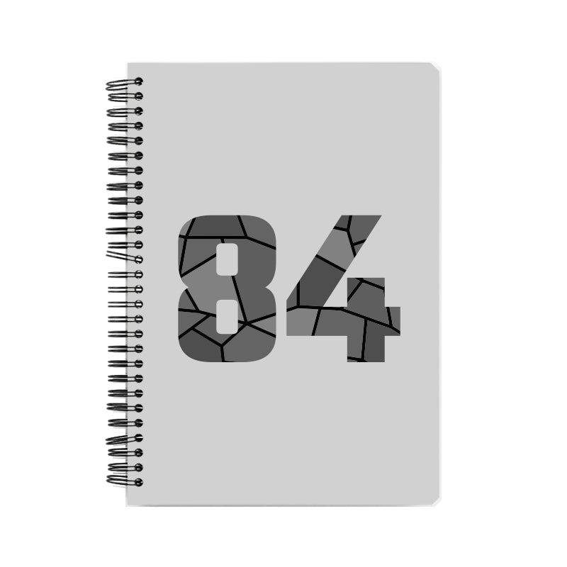 84 Number Notebook (Melange Grey)