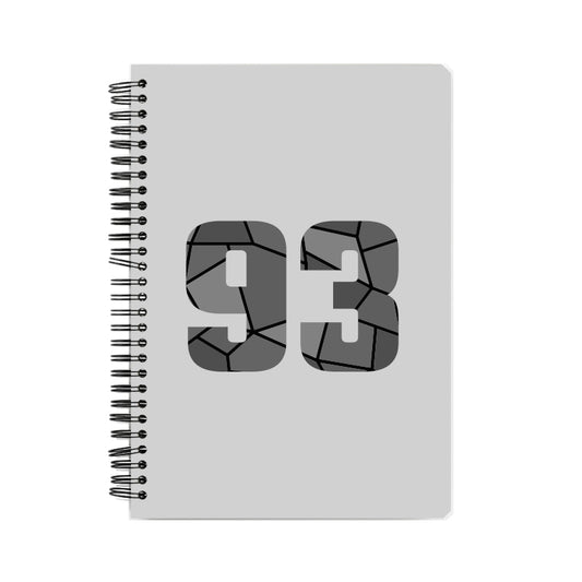 93 Number Notebook (Melange Grey)