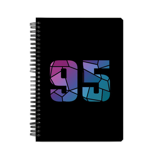 95 Number Notebook (Black)