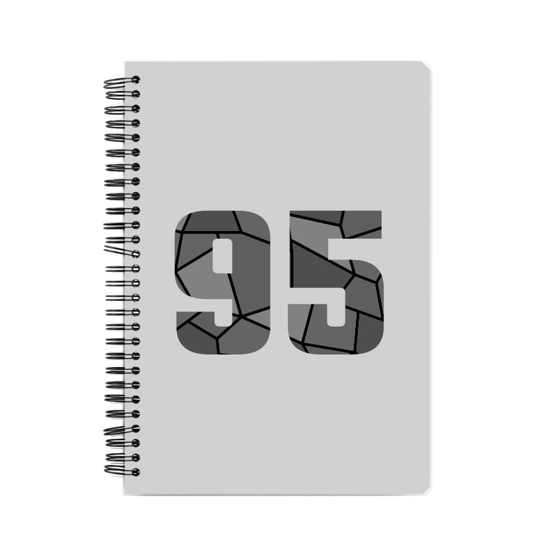 95 Number Notebook (Melange Grey)