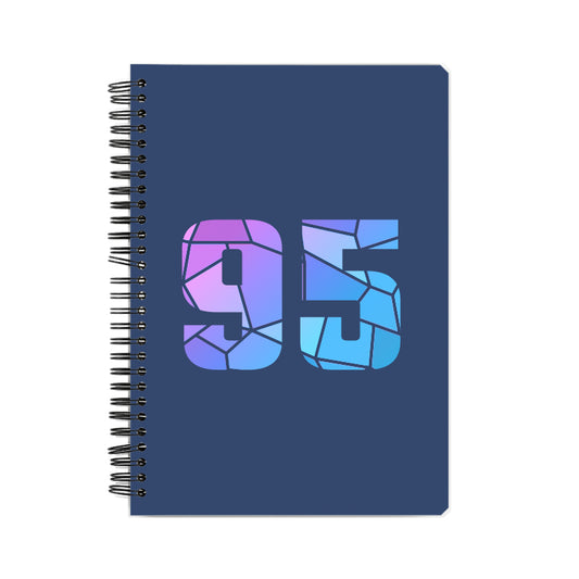 95 Number Notebook (Navy Blue)