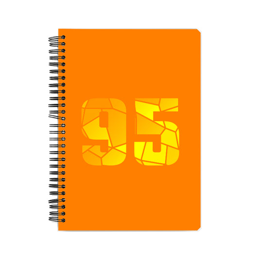 95 Number Notebook (Orange)