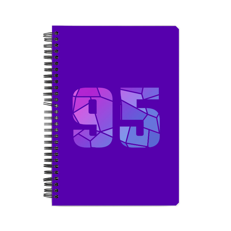 95 Number Notebook (Purple)