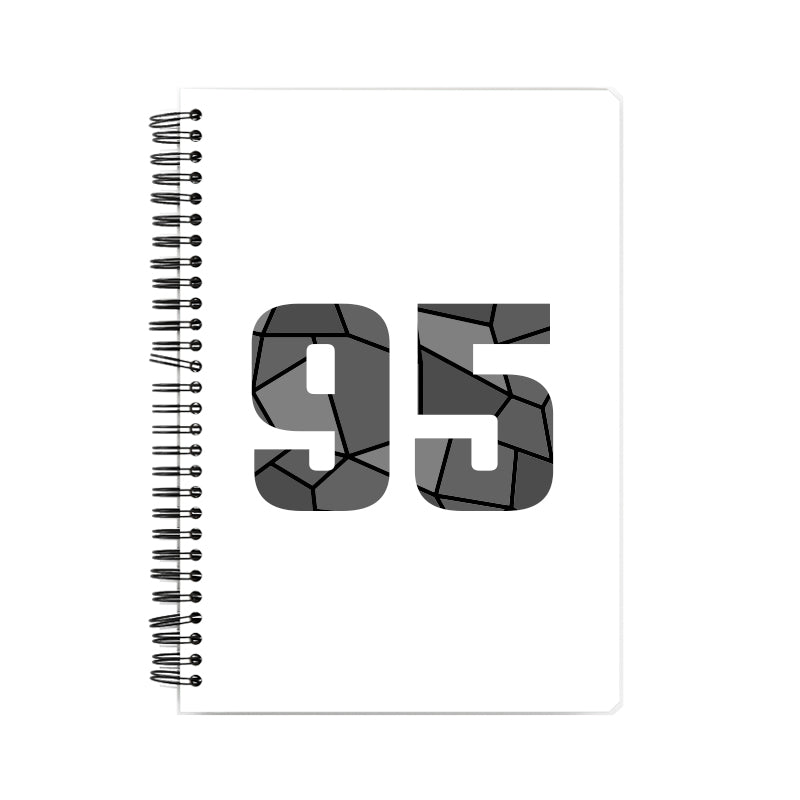 95 Number Notebook (White)